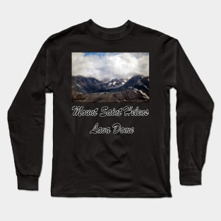 Mount St Helens lava dome Long Sleeve T-Shirt